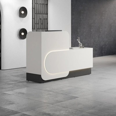 "Scandi" Office Reception Desk, 180x120x62cm