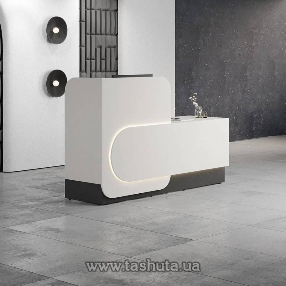 Офісна стійка ресепшн «Сканді», 220х120х62 см