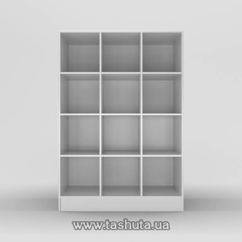 Стелаж пристінний 12 осередків 110х160х35см