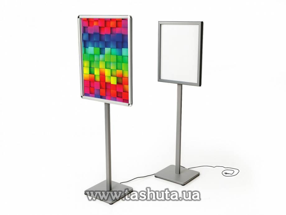 Advertising and Information Stand with Frame Light, 700x1000mm (B1)