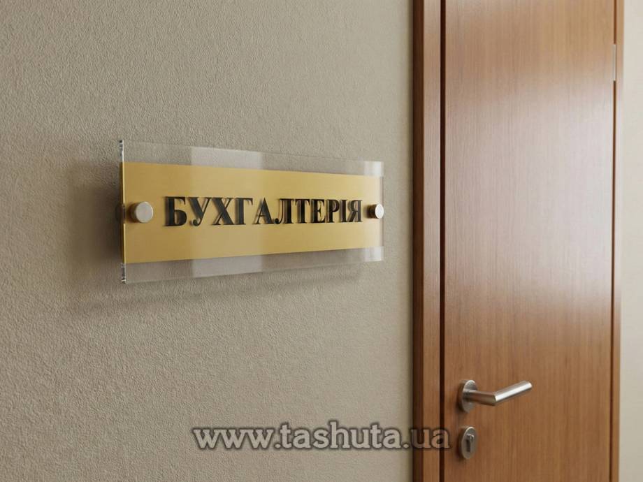 Clear Acrylic Door Sign Plate, 200x100mm