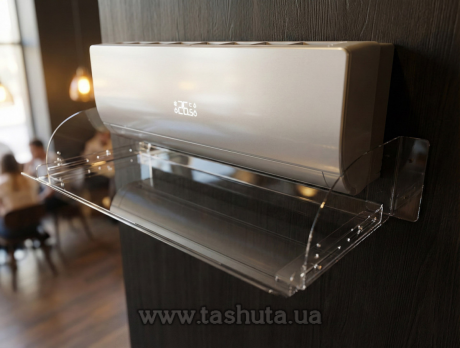 Повітряний екран (дефлектор) кондиціонера шириною 850мм з акрилу