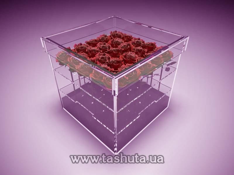 Flower Box for 9 Roses 160x160x160mm