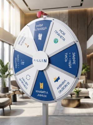 Wheel of Fortune for Changeable Information, Wheel Diameter 800mm