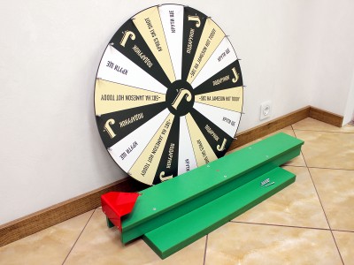 Chipboard Wheel of Fortune, Wheel Diameter 700mm