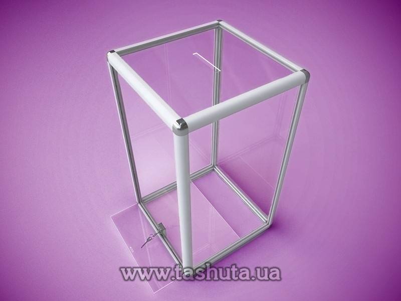 Aluminium Profile Ballot Box 400x800x400mm