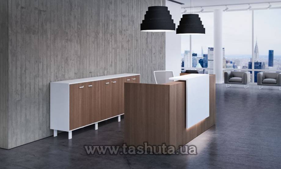 Modular Front Desk, Registration Desk, 120x110x74cm