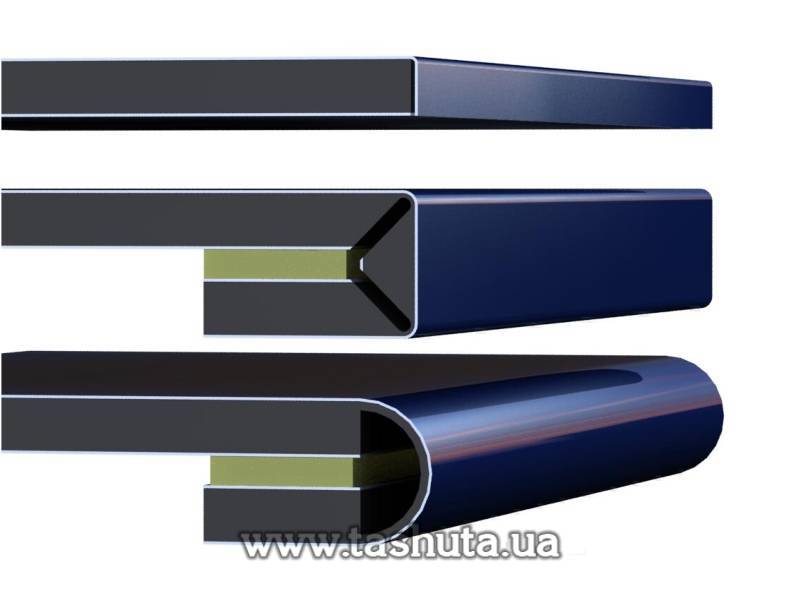 Composite Shop Sign on Steel Frame with Folded Edges