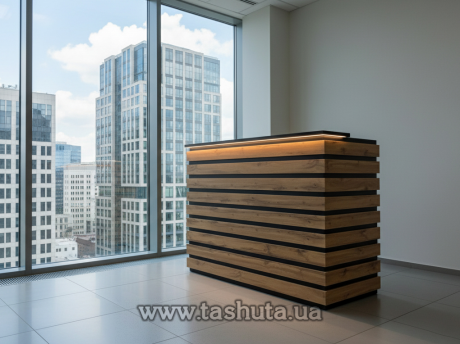 Барная стойка, ресепшн, 150х110х62 cм