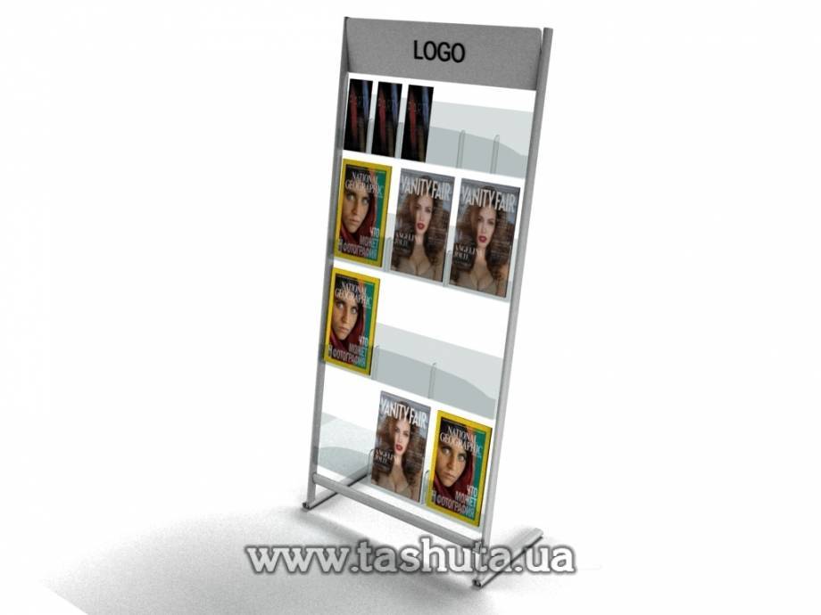 4-Tier Flyer and Brochure Stand