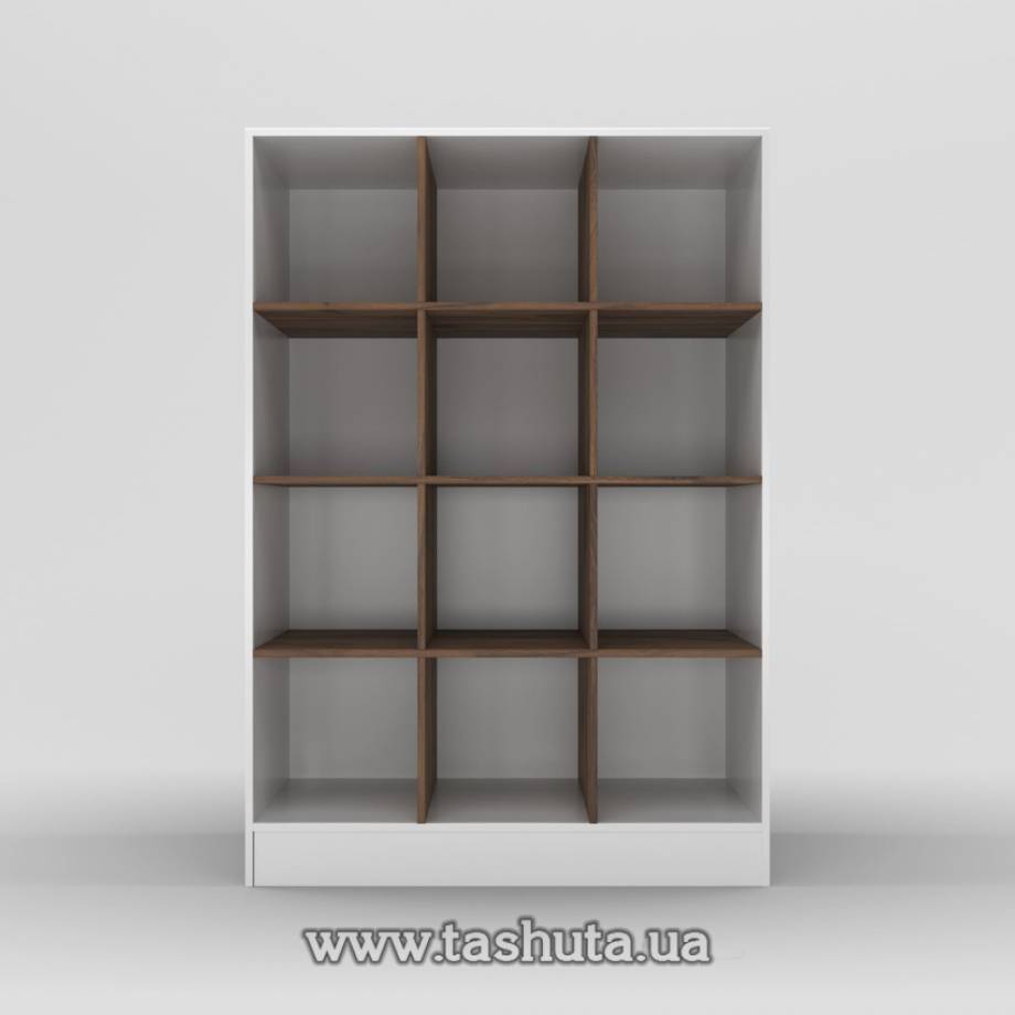 Стелаж пристінний 12 осередків 110х160х35см