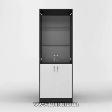Шкаф для документов (стекло) 70х200х35см