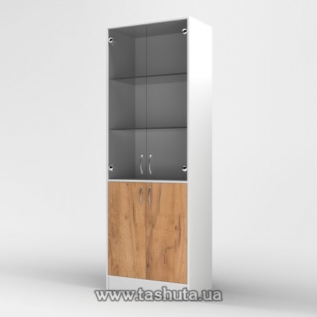 Шкаф для документов (стекло) 70х200х35см
