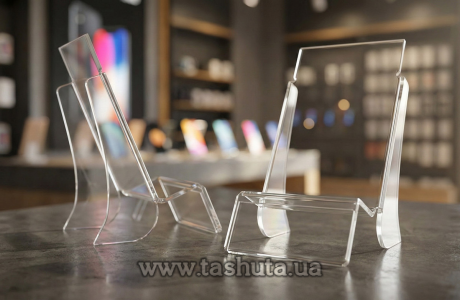 Тримач для телефону 55х100 мм з цінникотримачем