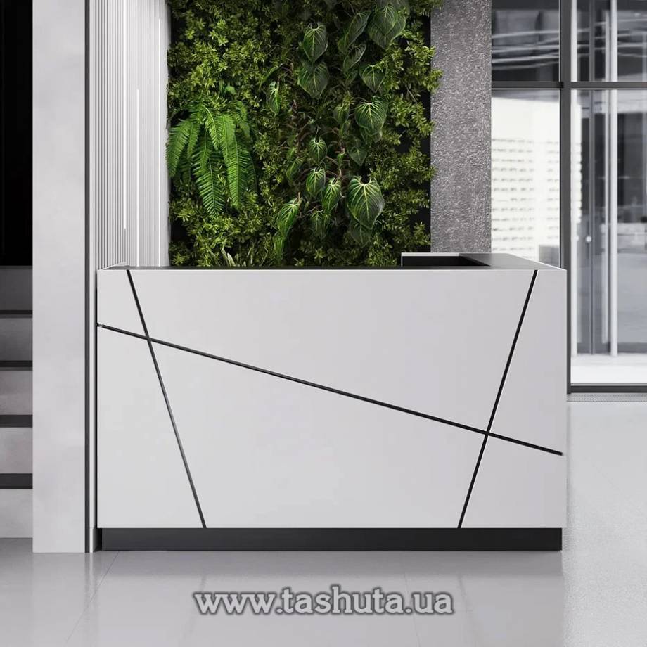 "Modern" Corner Reception Desk, 200x110x150cm