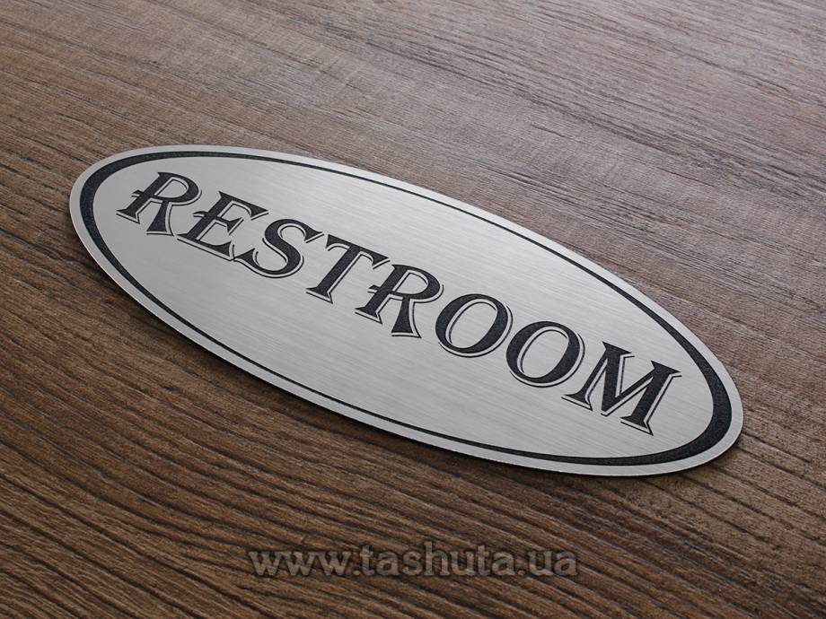 Two-Layer Plastic Office Door Sign Plate, 250x120mm