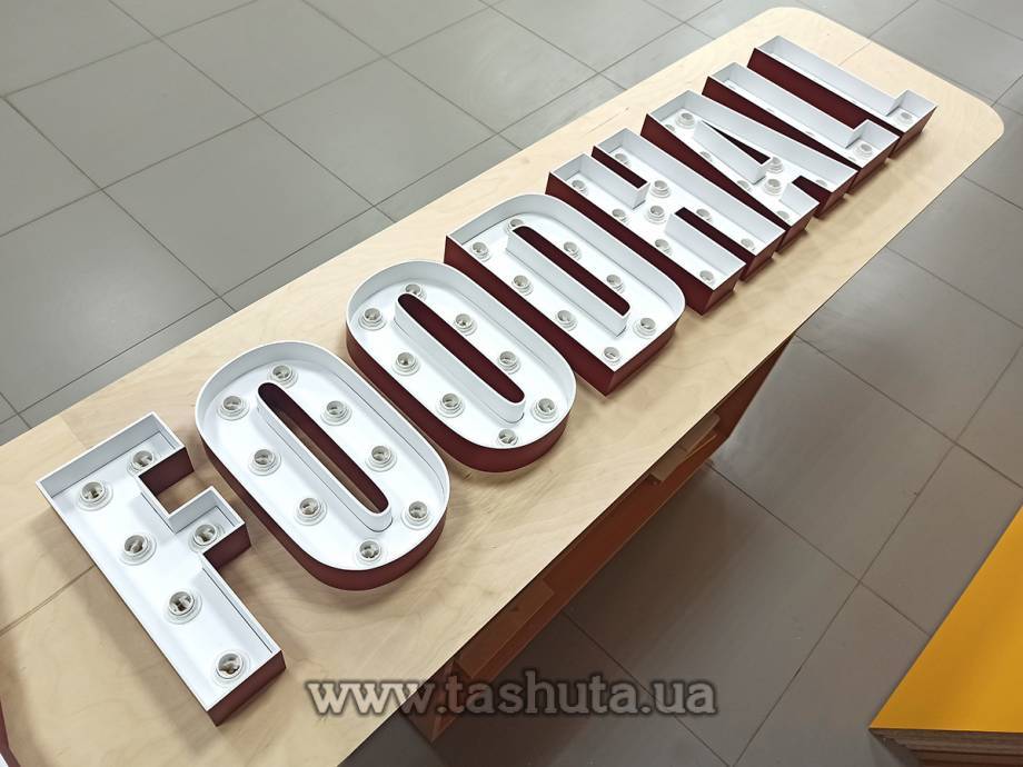 Marquee Letters with Bulbs, h-700mm