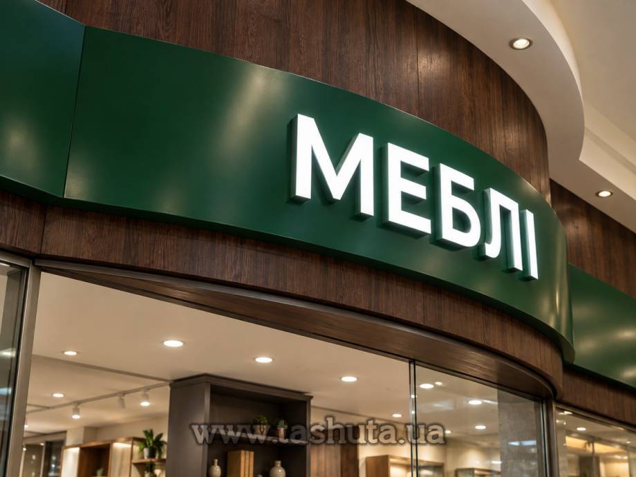 Semicircular Composite Material Illuminated Sign