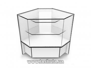 Outer Glass Counter, Size 100x90x100cm