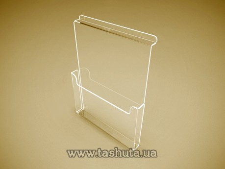 Kieszeń ścienna plastikowa A6 (105x148) do panelu ekonomicznego