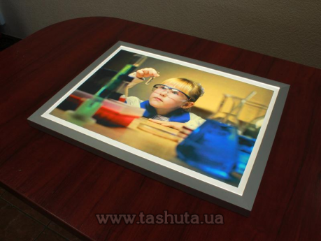 Фреймлайт (FrameLight), тонкий световой короб, В1 формат с постоянным изображением