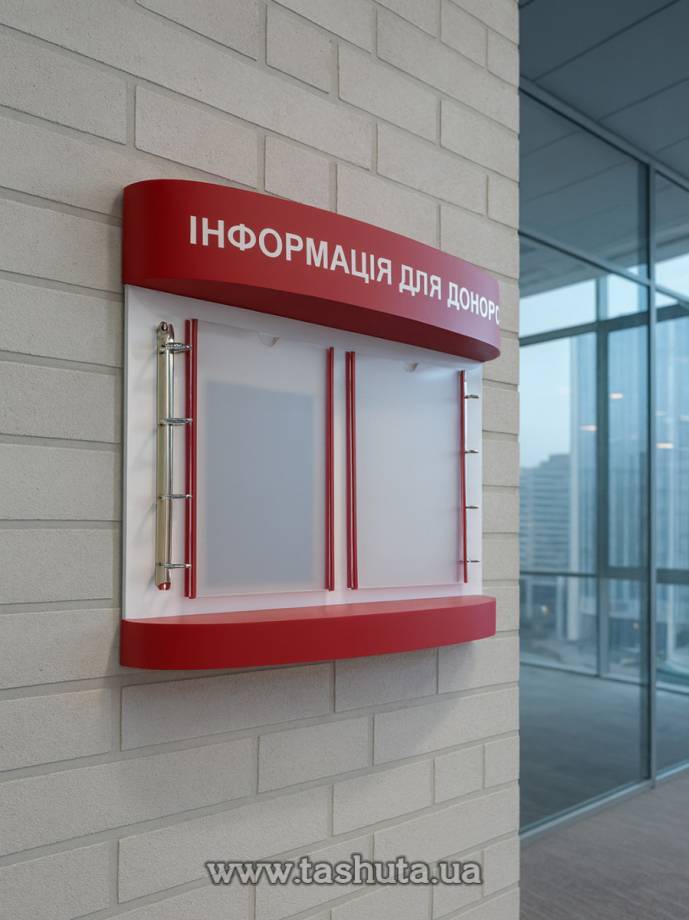 Flip Information Display System, 610x510mm
