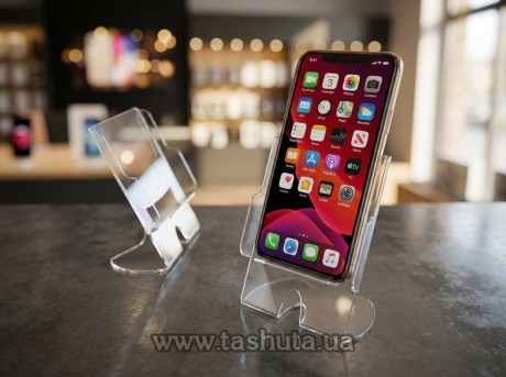 Акриловая подставка для смартфона, 80х115 мм