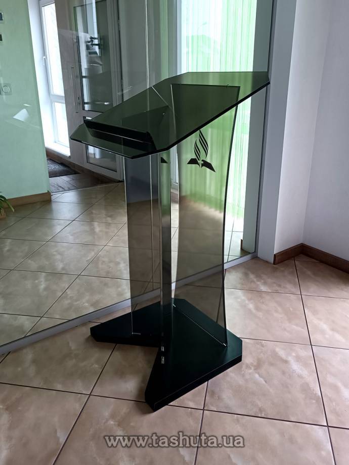 Clear 10mm Acrylic Stage Lectern, A2 Format