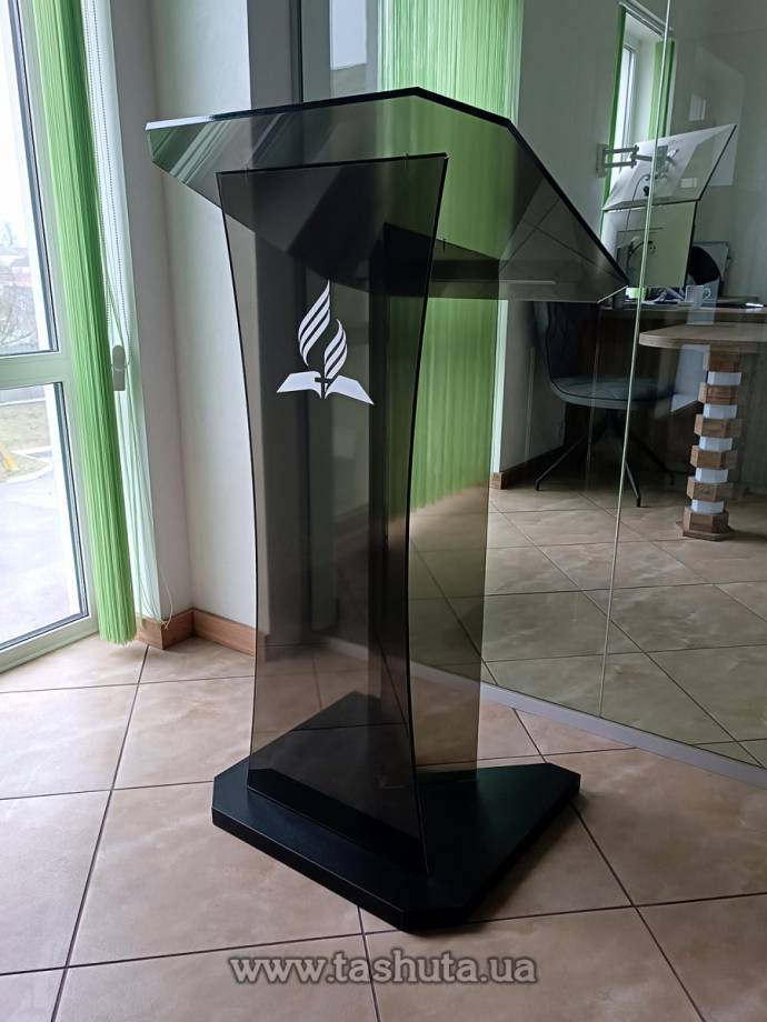 Clear 10mm Acrylic Stage Lectern, A2 Format