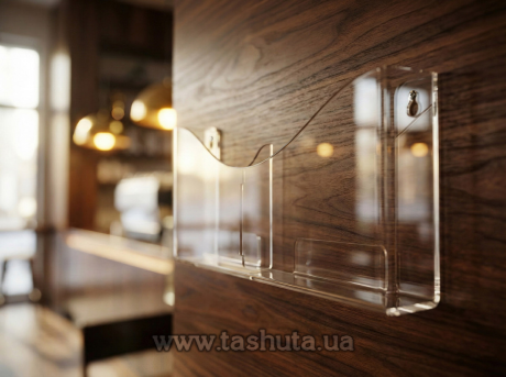 Акриловый объемный карман А5 (148х210) х 2 ячейки