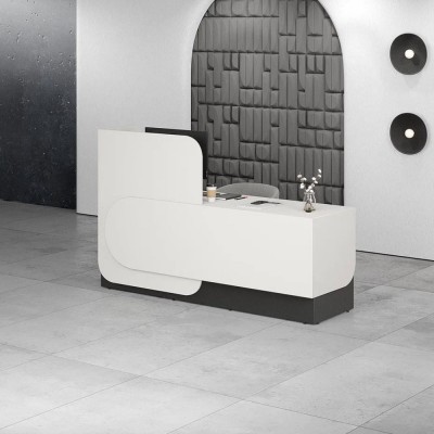 "Scandi" Office Reception Desk, 180x120x62cm