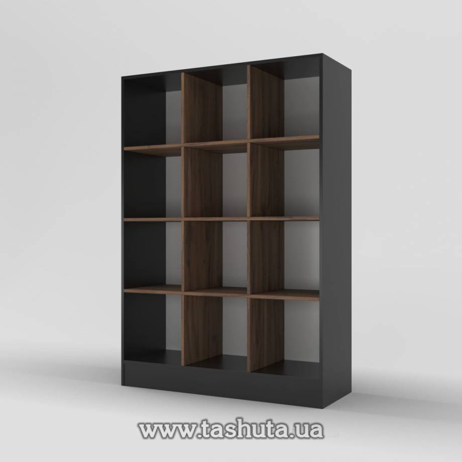 Стелаж пристінний 12 осередків 110х160х35см