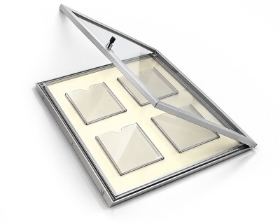 Lockable display cases