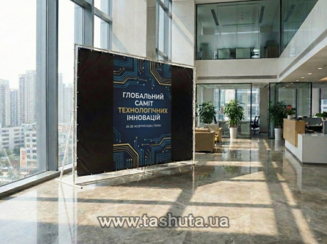 Прес-вол (конструкція для банера) 2,5х4 м, сталевий каркас