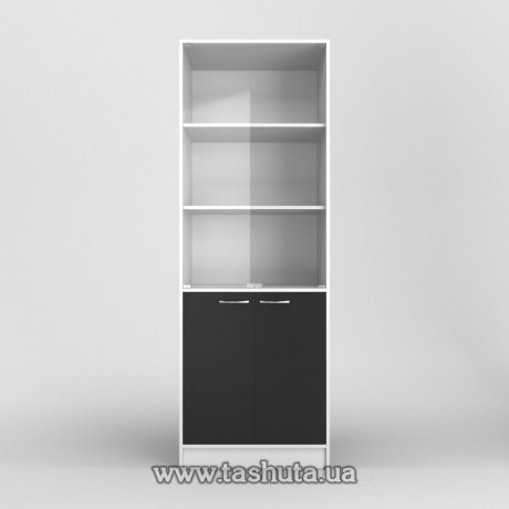 Шкаф для документов (стекло) 70х200х35см