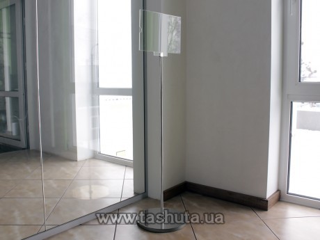 Stojak reklamowo-informacyjny dwustronny A4, H=1200 mm, chrom