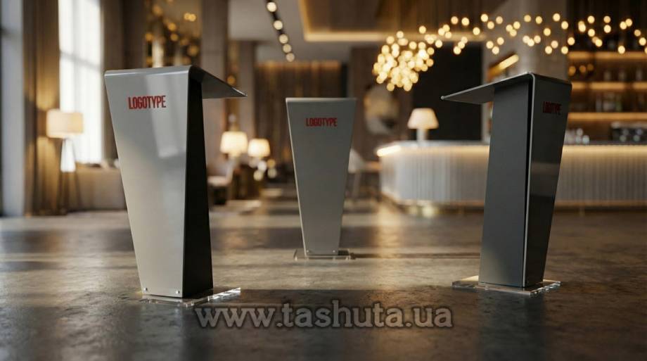 Floor-Standing Speaker's Lectern (Podium) with Logo