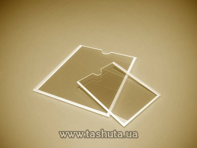 Clear Plastic Board Pocket A6 (105x148)