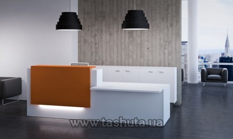 Modułowa lada recepcyjna, lada rejestracyjna, 180x110x74 cm