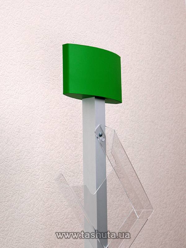 Literature Stand with 3 A4 Pockets, Single-Sided