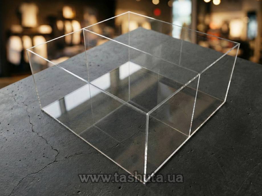 Acrylic Box, Container with Divider 300x500x200mm