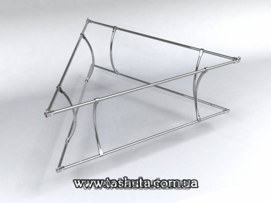 Hanging Advertising Display (Triangle), 2x1m