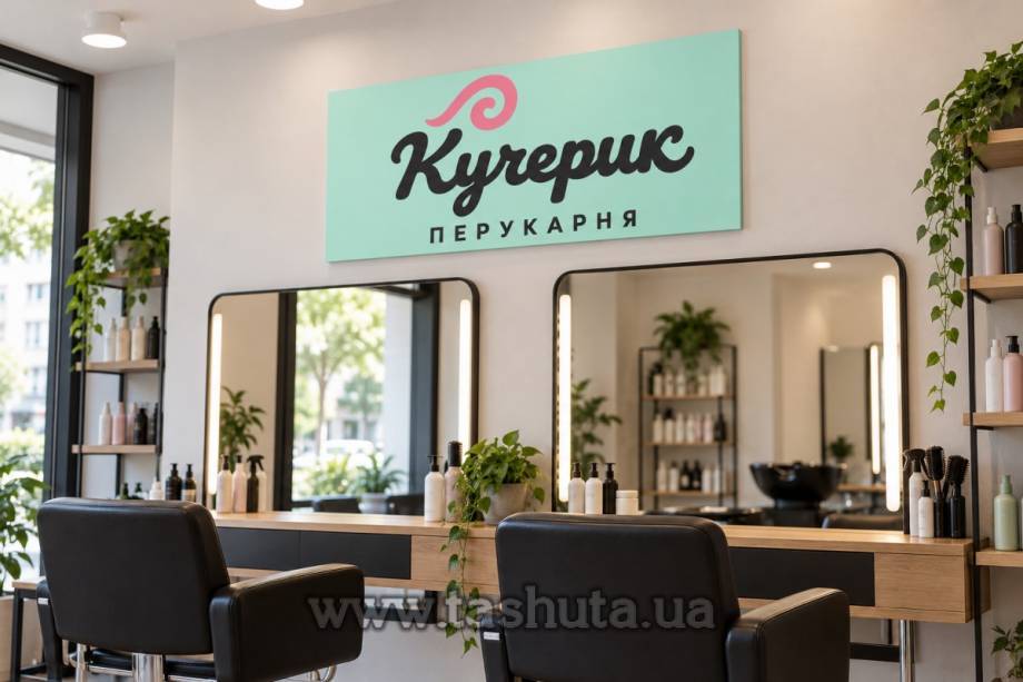 Вывеска из пластика 2мм
