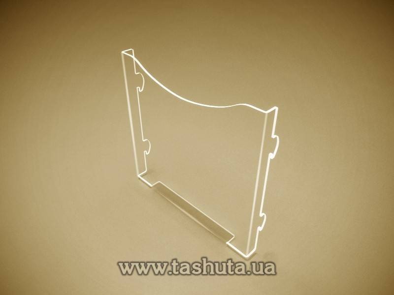 Plastic Board Pocket with Studs A6 (105x148), Low