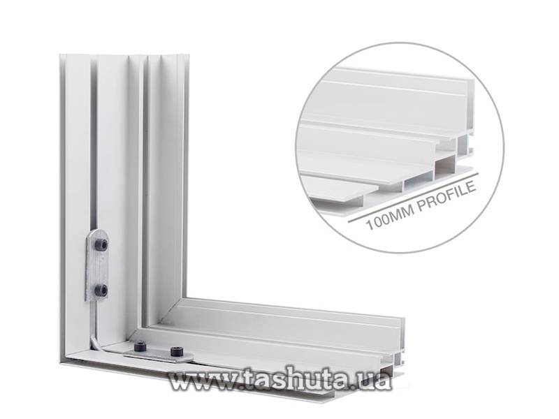 Edge-Lit Fabric Light Box 120x180cm, 10cm Deep