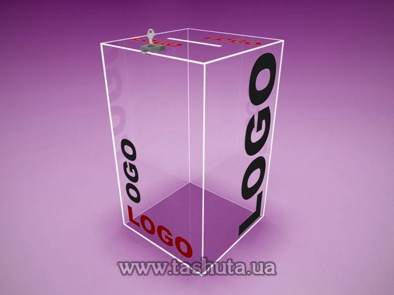 Lockable Box for Donations, Forms and Letters 400x1000x400mm