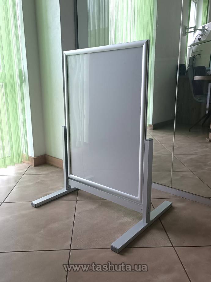 Snap Frame A-Board, Aluminium T-Shaped, B2 Format
