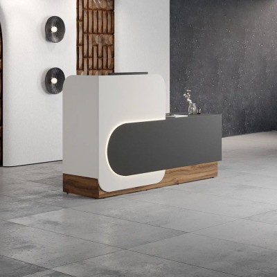"Scandi" Office Reception Desk, 180x120x62cm