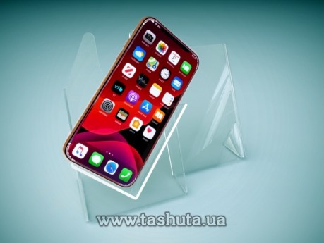 Podstawka na smartfon z polem na opis, 185x155x95mm