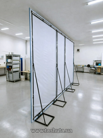 Бренд волл усиленный с двойным каркасом 2,5х5 м